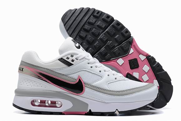 Nike Air Max BW 91 Women's Shoes Cheap White Black Grey Peach-18 - Click Image to Close